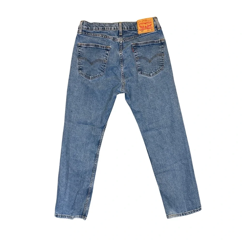 Levi's 505 Regular Fit Jeans Mens Straight Leg 32x30 Blue Cotton Streetwear 837